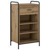 vidaXL Schoenenkast 51 x 36,5 x 93 cm Bewerkt hout Artisanaal eiken