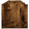 vidaXL Wandkasten 2 st 99x18x16,5 cm bewerkt hout gerookt eikenkleur
