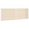 vidaXL Houten verzamelvitrine met deuren 100x8,5x37 cm