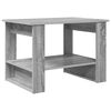 vidaXL Salontafel Grijs Sonoma 72 x 50 x 50 cm Bewerkt hout