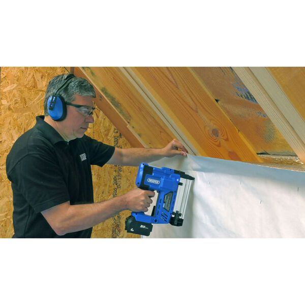 Draper Tools Spijker-/nietpistool met 1 x 2 Ah D20 accu 20 V