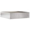 vidaXL Gazonrand 50 x 50 x 13 cm Roestvrij staal zilver