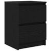 vidaXL Tv-meubel 40x35x54 cm spaanplaat zwart