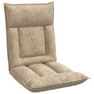 vidaXL Verstelbare vlo stoelen Lichtgrijs Stof