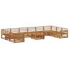 vidaXL Sofa-Sets 11 pcs Massief Acaciahout
