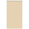 vidaXL Rolgordijn verduisterend 130x230 cm stofbreedte 126,6 cm beige