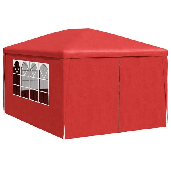 vidaXL Partytent met Wand Rood 400 x 300 x 255 cm