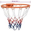 vidaXL Basketbalring 39 cm staal oranje