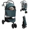 vidaXL Opvouwbare Huisdierenwagen Groen 78 x 54 x 101 cm Polyester