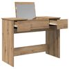 vidaXL Cosmetische Tafel met lade Artisan Eiken 100 x 45 x 76 cm
