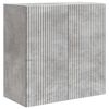 vidaXL Wandkast 59 x 31 x 60 cm Bewerkt hout Betongrijs