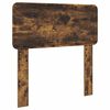 vidaXL Hoofdbord met hoofdeinde Gerookt eiken 80 cm Bewerkt hout