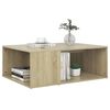 vidaXL Salontafel 90x67x33 cm bewerkt hout sonoma eikenkleurig