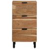 vidaXL Dressoir met lade Naturel 40 x 33,5 x 75 cm Massief Acaciahout