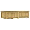vidaXL Plantenbak verhoogd 196x100x50 cm ge&iuml;mpregneerd grenenhout