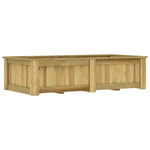 vidaXL Plantenbak verhoogd 196x100x50 cm ge&iuml;mpregneerd grenenhout
