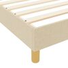 vidaXL Bedframe met hoofdeinde Cr&egrave;me 80 x 200 cm Stof
