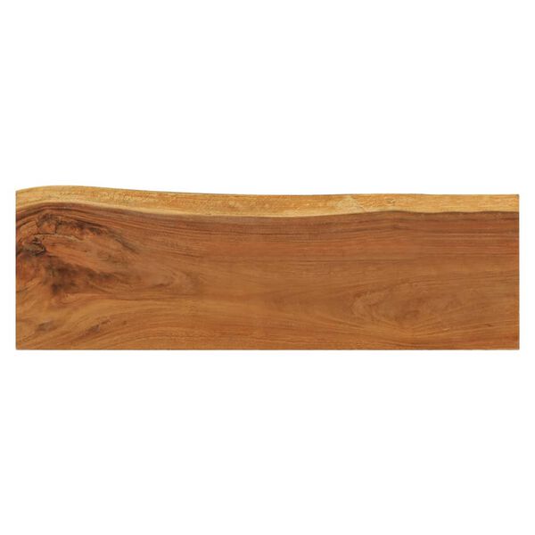 vidaXL Wandtafel 110x35x75 cm massief suarhout