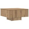vidaXL Salontafel 60x60x31,5 cm bewerkt hout artisanaal eikenkleur