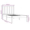 vidaXL Bedframe massief grenenhout 90x190 cm