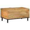 vidaXL Salontafel 80x50x40 cm massief mangohout bruin
