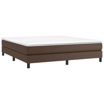 vidaXL Bedframe kunstleer bruin 160x200 cm