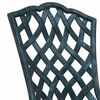 vidaXL Tuin Bistro Set 3 pcs Groen Aluminium