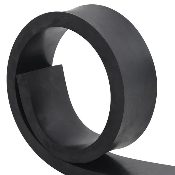 vidaXL Rubberen rand voor sneeuwploeg 120x10x2 cm zwart