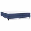 vidaXL Boxspring bed stof blauw 180x200 cm