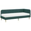 vidaXL Hoekbedframe Donkergroen 80 x 200 cm Stof