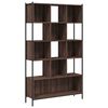 vidaXL Boekenkast 102x28x172 cm bewerkt hout bruin eikenkleur
