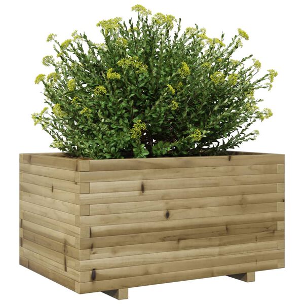 vidaXL Plantenbak 90x60x49,5 cm ge&iuml;mpregneerd grenenhout