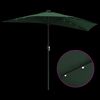 vidaXL Tuinparasol Groen 294 x 150 x 223 cm Stof