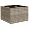 vidaXL 5-delige Loungeset met kussens poly rattan lichtgrijs