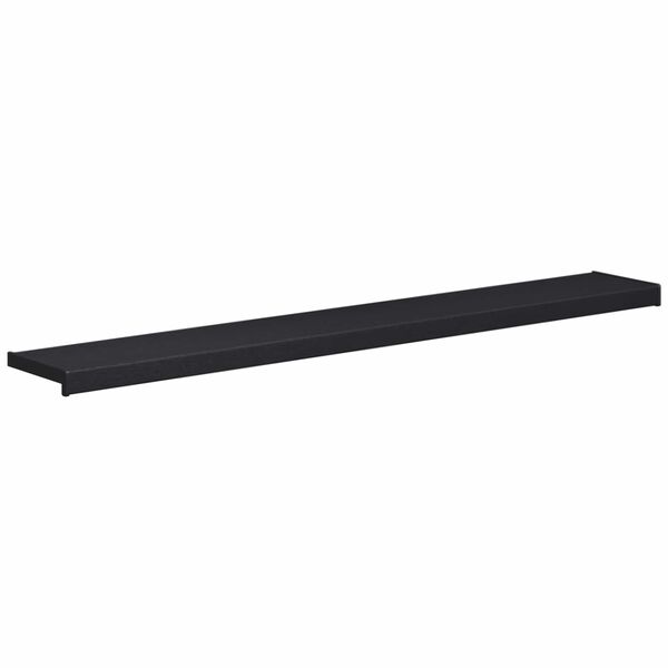 vidaXL Raamsokkel Anthraciet met Houtnerf 160 x 20 x 4,5 cm PVC