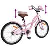 vidaXL Kinderfiets 20 Inch voor 6-11 jaar oud Lichtroze