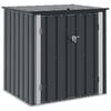 vidaXL Tuinopslagdoos Zwart 101,5 x 82 x 100 cm Staal