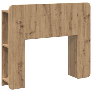 vidaXL Hoofdeinde kas Artisanaal eiken 100 cm Bewerkt hout