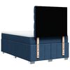 vidaXL Boxspring met matras stof blauw 120x190 cm