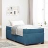 vidaXL Bedframe met matras Blauw 80 x 200 cm Stof