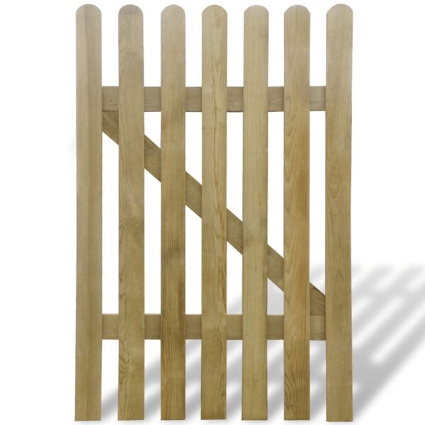 vidaXL Poort 100x150 cm hout