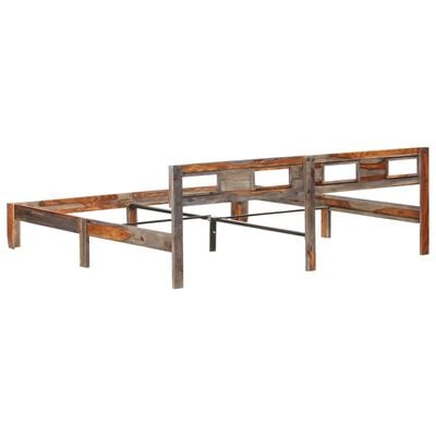 vidaXL Bedframe zonder matras massief hout 200x200 cm