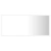 vidaXL Badkamerspiegel LED 90x8,5x37 cm acryl wit