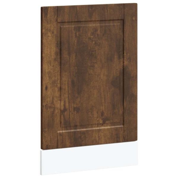 vidaXL Vaatwaspaneel Porto 45x1,5x67 cm bewerkt hout gerookt eiken