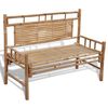 vidaXL Tuinbank 120 cm bamboe