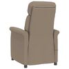 vidaXL Massagestoel met kussen Taupe 70.5 x 96.5 x 95 cm Stof