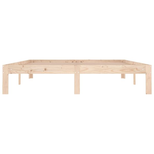 vidaXL Bedframe massief hout 150x200 cm