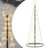 vidaXL LED-kerstboom 200 LEDs warm wit 180 cm