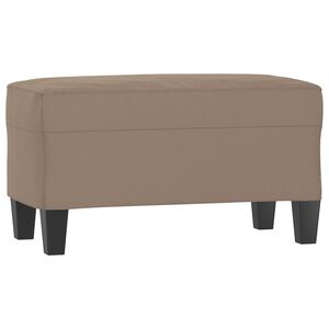 vidaXL Bankje 70x35x41 cm microvezelstof taupe