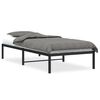 vidaXL Bedframe metaal zwart 90x200 cm